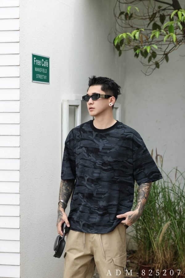 ADM New Ultra-Soft Camo Cotton T-shirt 825207 - 200gsm Premium Streetwear | Wholesale (3 Colors) - Image 9