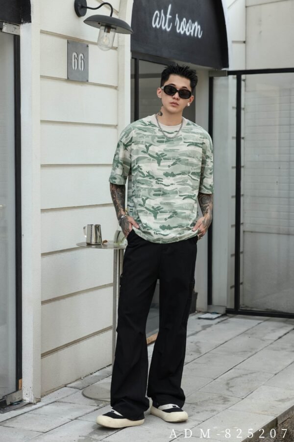 ADM New Ultra-Soft Camo Cotton T-shirt 825207 - 200gsm Premium Streetwear | Wholesale (3 Colors) - Image 7