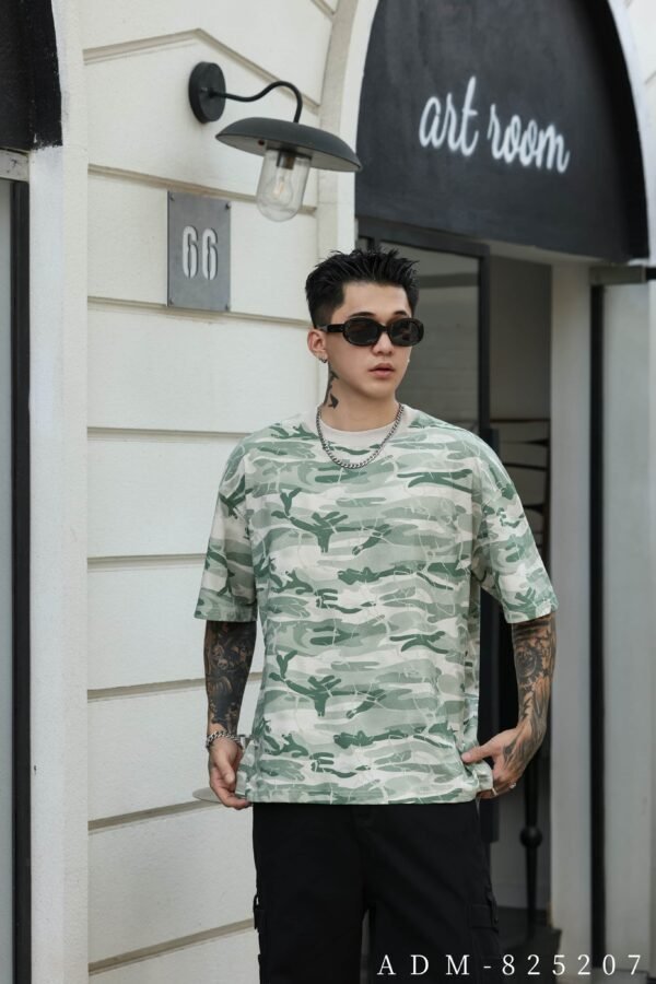 ADM New Ultra-Soft Camo Cotton T-shirt 825207 - 200gsm Premium Streetwear | Wholesale (3 Colors) - Image 6