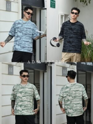 ADM New Ultra-Soft Camo Cotton T-shirt 825207 - 200gsm Premium Streetwear | Wholesale (3 Colors)