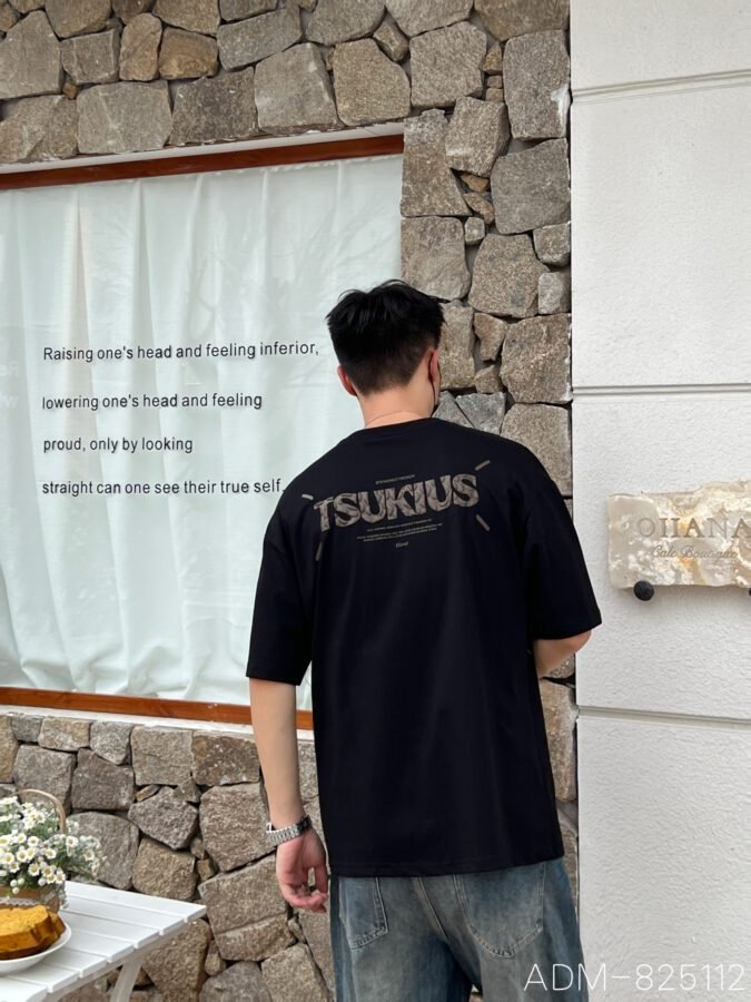 ADM New Foam Print Cotton T-shirt 825112 - 200gsm Premium Streetwear | Wholesale (4 Colors) - Image 13