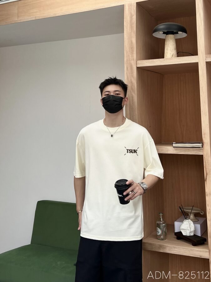 ADM New Foam Print Cotton T-shirt 825112 - 200gsm Premium Streetwear | Wholesale (4 Colors) - Image 12