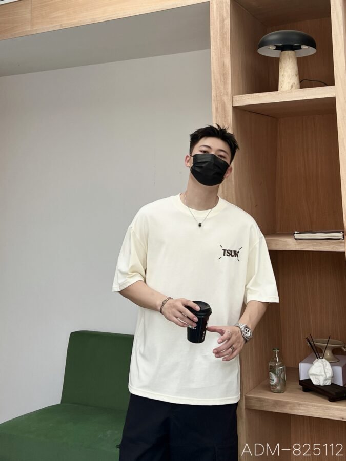 ADM New Foam Print Cotton T-shirt 825112 - 200gsm Premium Streetwear | Wholesale (4 Colors) - Image 11