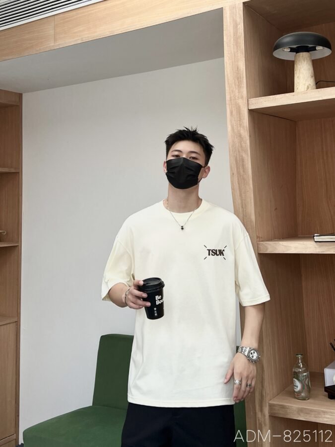 ADM New Foam Print Cotton T-shirt 825112 - 200gsm Premium Streetwear | Wholesale (4 Colors) - Image 10