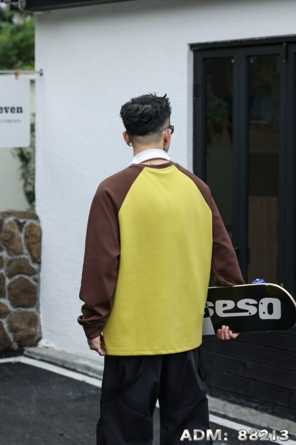 ​​ADM new Colorblock Spray Sweatshirt 88213 - 280gsm Premium Cotton | Bulk Wholesale (4 Colors)​​ - Image 5