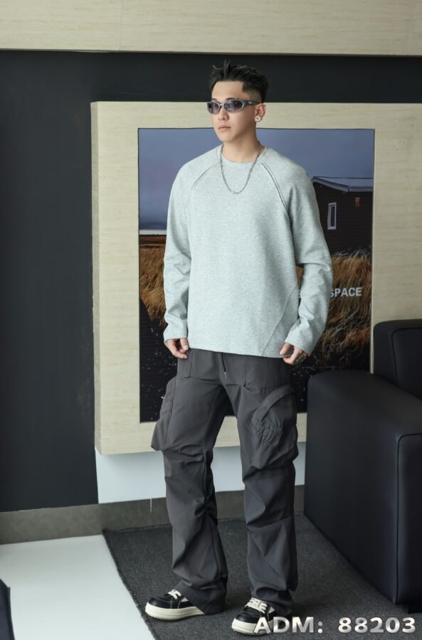 ​​ADM New Structural Sweatshirt 88203 - 280gsm Liquid Ammonia Cotton | Bulk Wholesale (4 Colors)​​ - Image 4