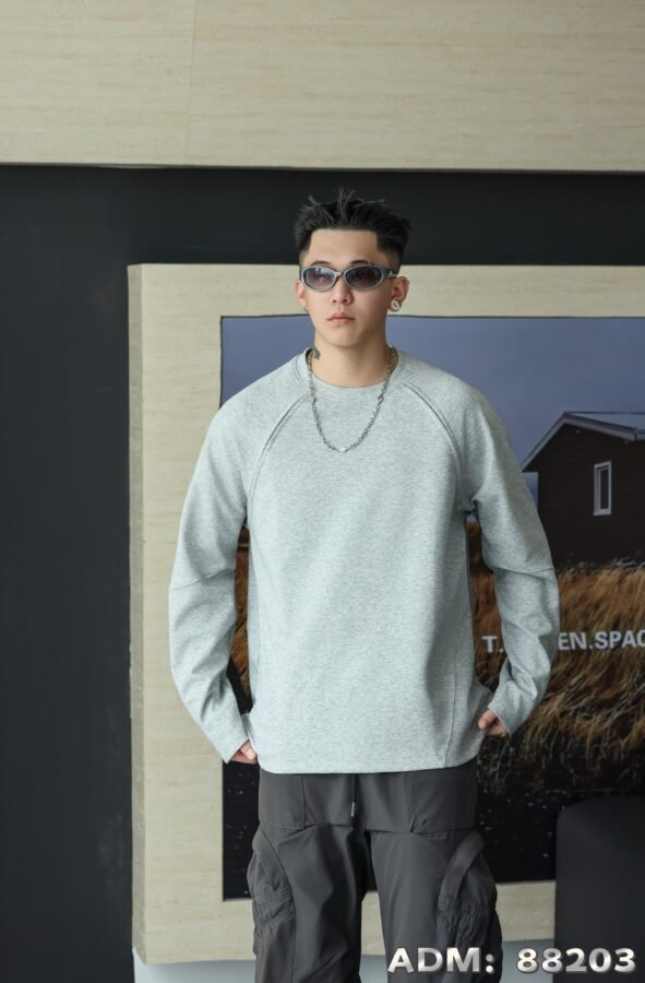 ​​ADM New Structural Sweatshirt 88203 - 280gsm Liquid Ammonia Cotton | Bulk Wholesale (4 Colors)​​ - Image 2