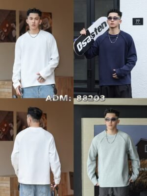 ​​ADM New Structural Sweatshirt 88203 - 280gsm Liquid Ammonia Cotton | Bulk Wholesale (4 Colors)​​