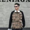 ​​ADM New Vintage Camo Raglan Sweatshirt 88268 - 280gsm Premium Cotton | Bulk Wholesale (2 Colors)​​ - Khaki