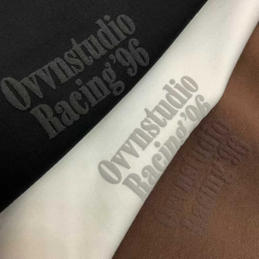 Tonal Huso Flocked Sweatshirt | Premium Crewneck 88265# | Exclusive Wholesale Streetwear - Image 22