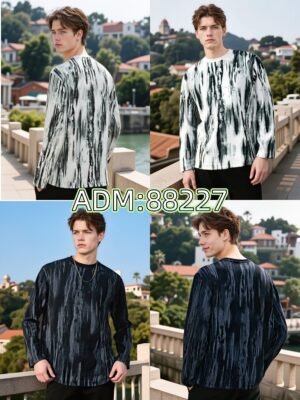 Hand-Painted Designer Sweatshirt | Artistic Crewneck 88227# | Exclusive Wholesale Streetwear