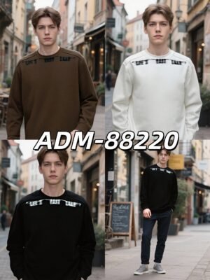 Water Transfer Printed Sweatshirt | Premium Crewneck 88220# | Wholesale Streetwear