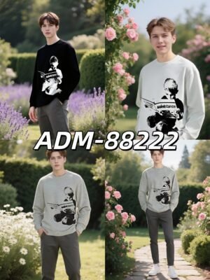 2025 New Direct-to-Garment Printed Sweatshirt | Designer Crewneck 88222# | Premium Wholesale Streetwear