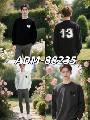 Direct-to-Garment Printed Sweatshirt | Premium Crewneck 88235# | Wholesale Streetwear