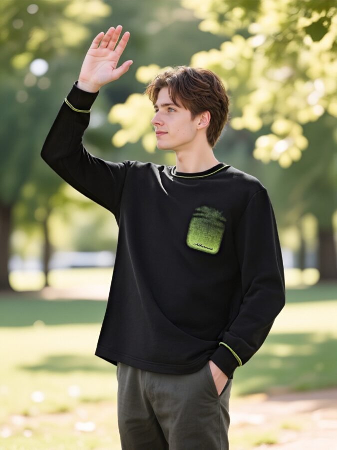 New Premium 280gsm Crewneck Sweatshirt | Custom Waterprint & Coverstitch (88201#) | Bulk Wholesale - Image 18