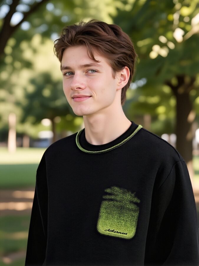 New Premium 280gsm Crewneck Sweatshirt | Custom Waterprint & Coverstitch (88201#) | Bulk Wholesale - Image 16