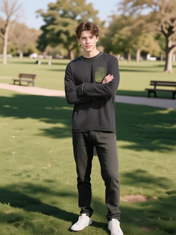 New Premium 280gsm Crewneck Sweatshirt | Custom Waterprint & Coverstitch (88201#) | Bulk Wholesale - Image 11