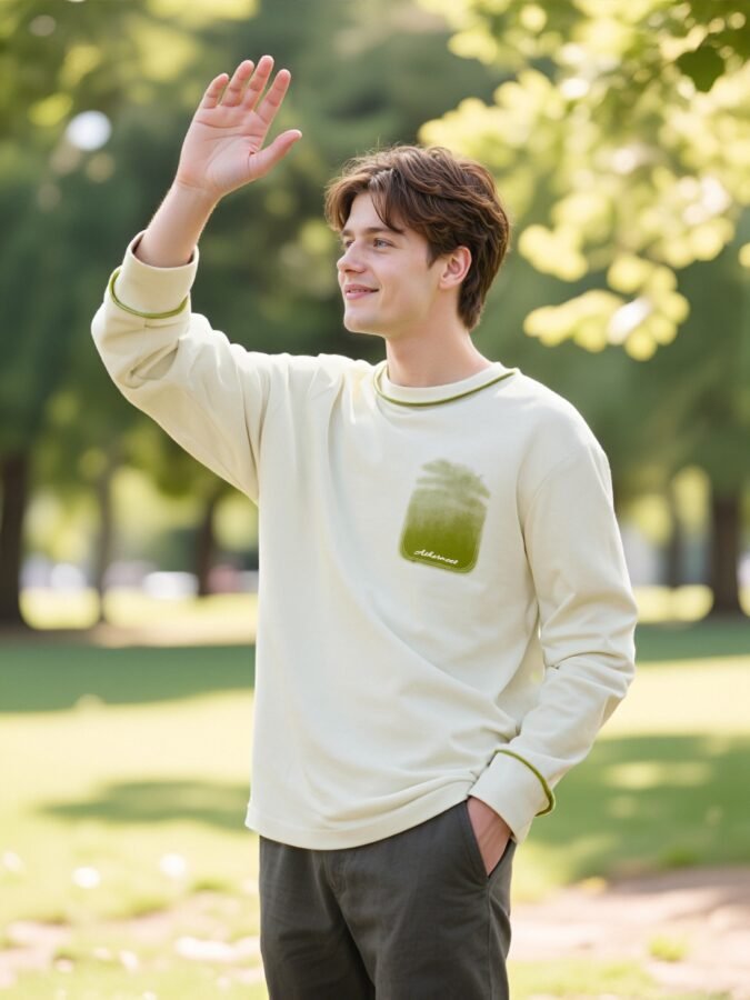 New Premium 280gsm Crewneck Sweatshirt | Custom Waterprint & Coverstitch (88201#) | Bulk Wholesale - Image 10
