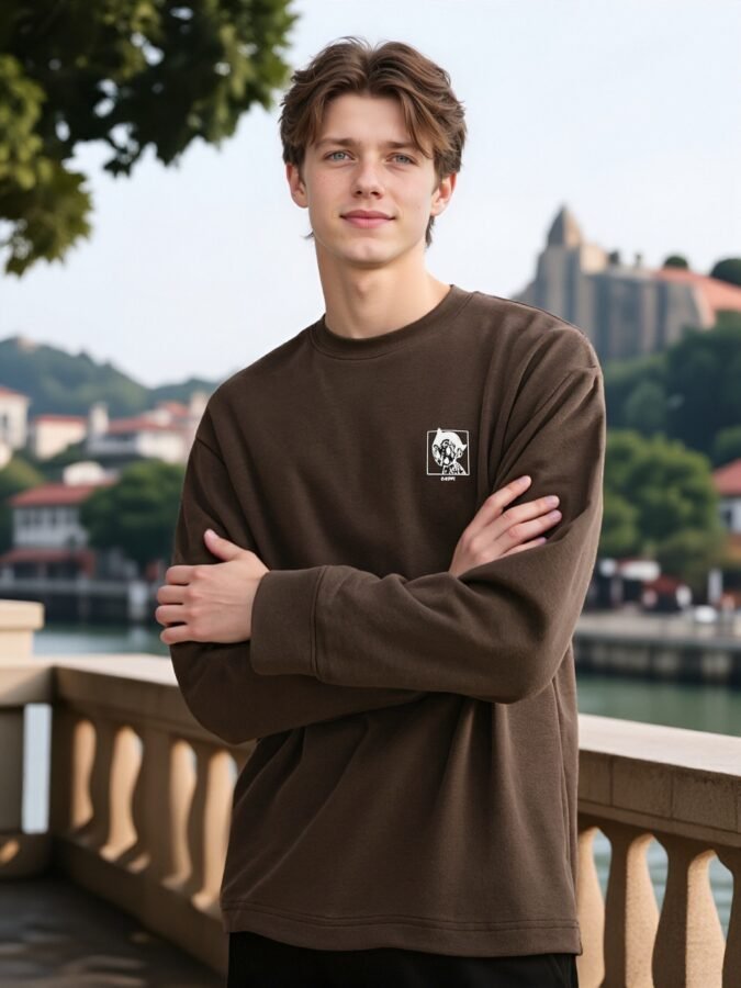 2025 New Flocked Foam Sweatshirt | Premium Crewneck 88217# | Wholesale Streetwear - Image 12