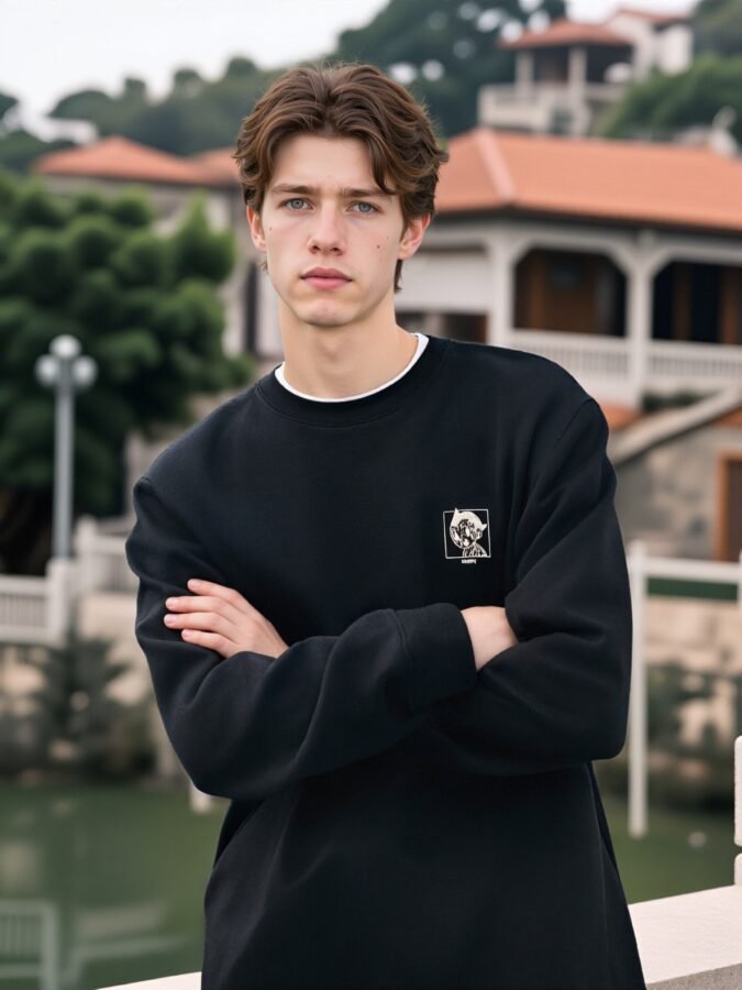 2025 New Flocked Foam Sweatshirt | Premium Crewneck 88217# | Wholesale Streetwear - Image 6