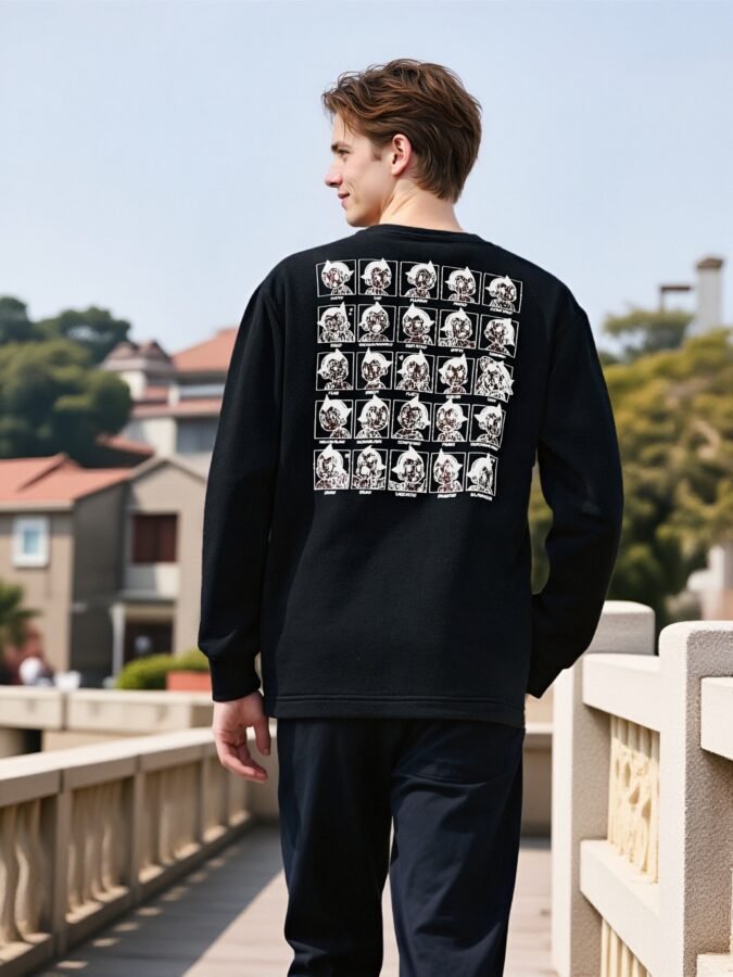 2025 New Flocked Foam Sweatshirt | Premium Crewneck 88217# | Wholesale Streetwear - Image 10