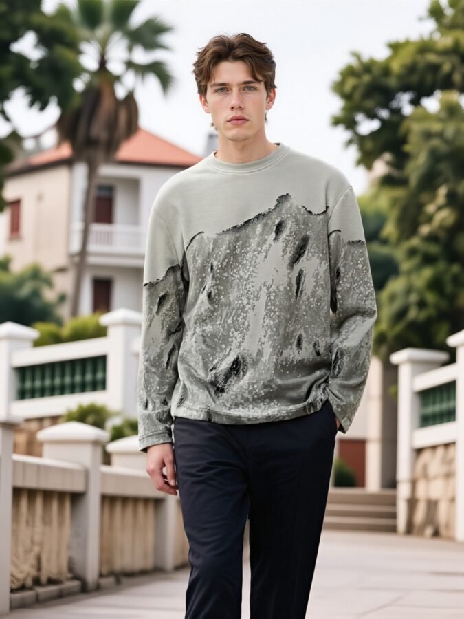 2025 New Tie-Dye Sweatshirt | Designer Crewneck 88219# | Premium Wholesale Streetwear - Image 11