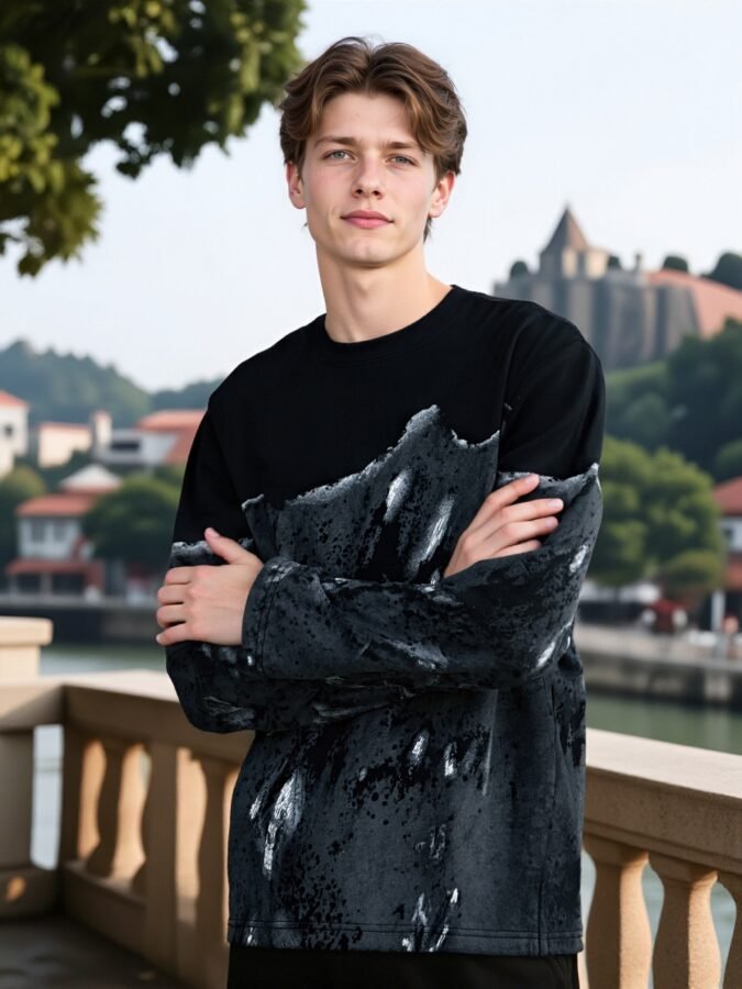 2025 New Tie-Dye Sweatshirt | Designer Crewneck 88219# | Premium Wholesale Streetwear - Image 5