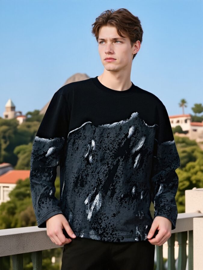 2025 New Tie-Dye Sweatshirt | Designer Crewneck 88219# | Premium Wholesale Streetwear - Image 4