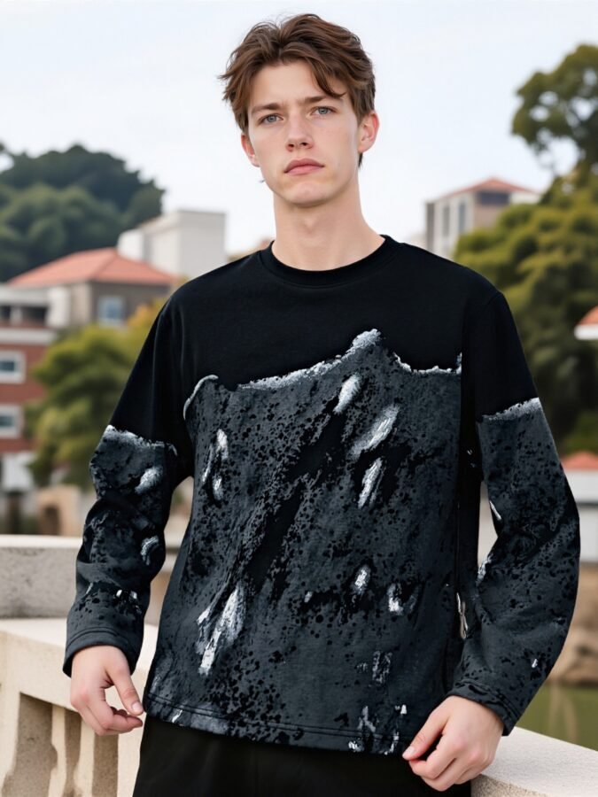 2025 New Tie-Dye Sweatshirt | Designer Crewneck 88219# | Premium Wholesale Streetwear - Image 3