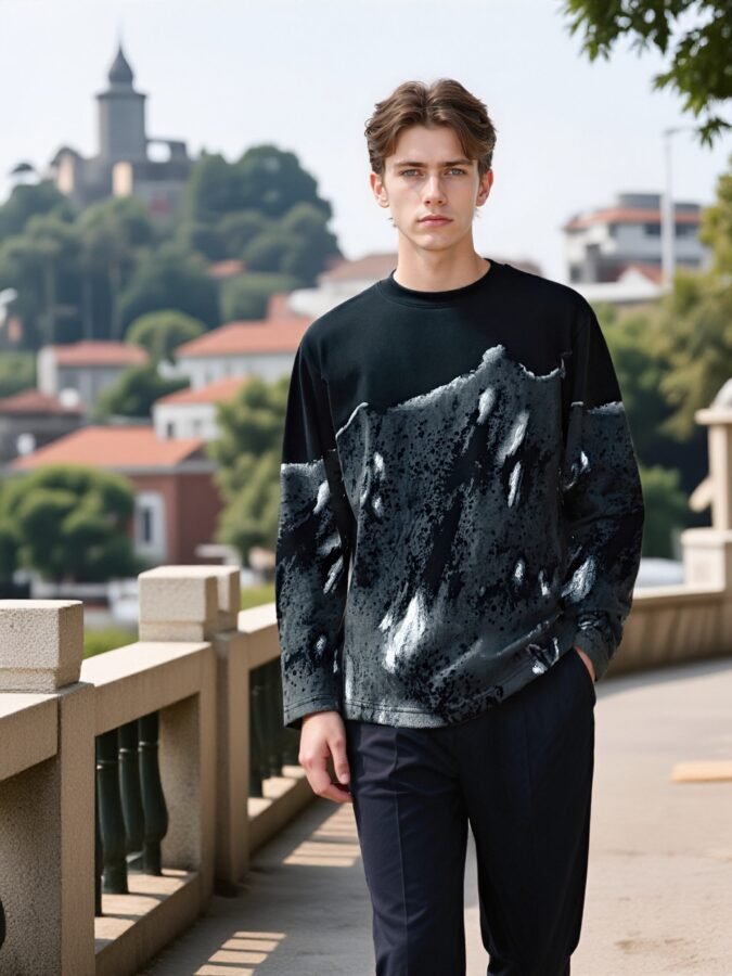 2025 New Tie-Dye Sweatshirt | Designer Crewneck 88219# | Premium Wholesale Streetwear - Image 2