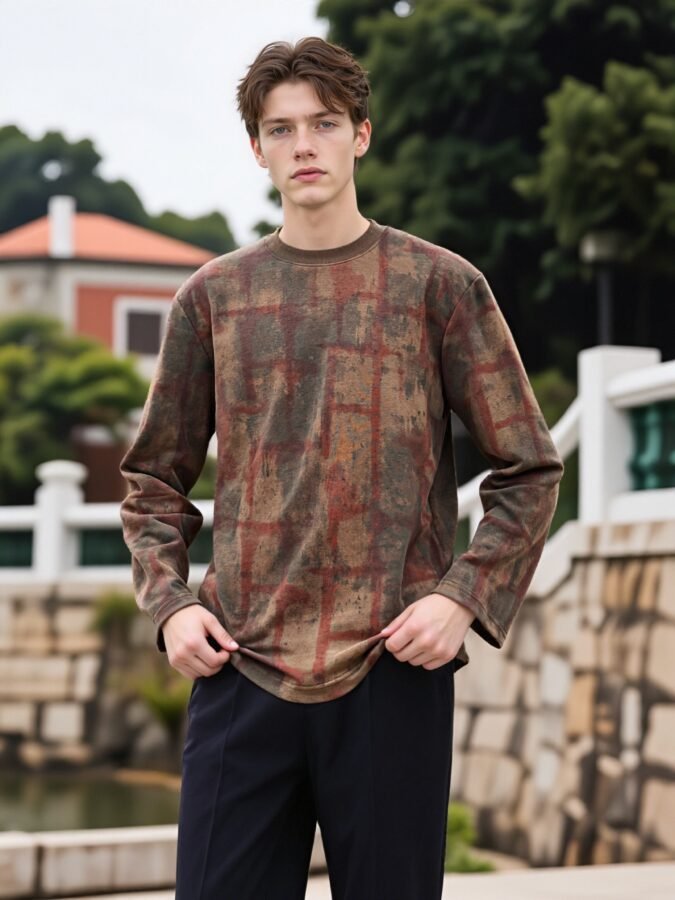 New 2025 Specialty Fabric Sweatshirt | Premium Crewneck 88223# | Exclusive Wholesale Streetwear - Image 22