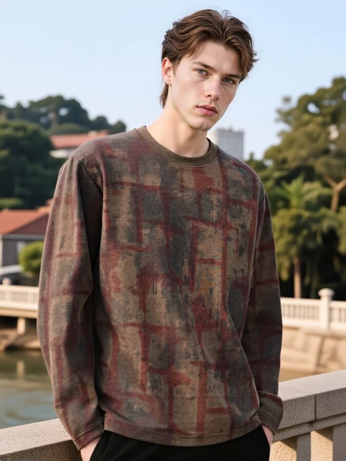 New 2025 Specialty Fabric Sweatshirt | Premium Crewneck 88223# | Exclusive Wholesale Streetwear - Image 21