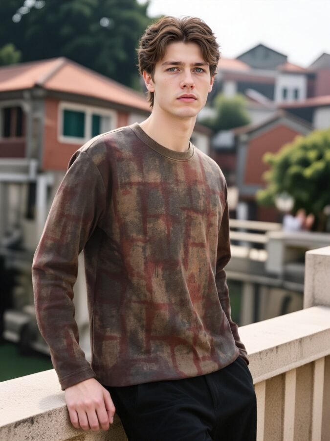 New 2025 Specialty Fabric Sweatshirt | Premium Crewneck 88223# | Exclusive Wholesale Streetwear - Image 20