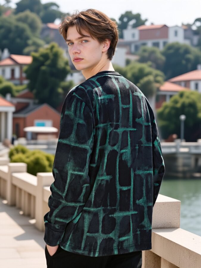 New 2025 Specialty Fabric Sweatshirt | Premium Crewneck 88223# | Exclusive Wholesale Streetwear - Image 15