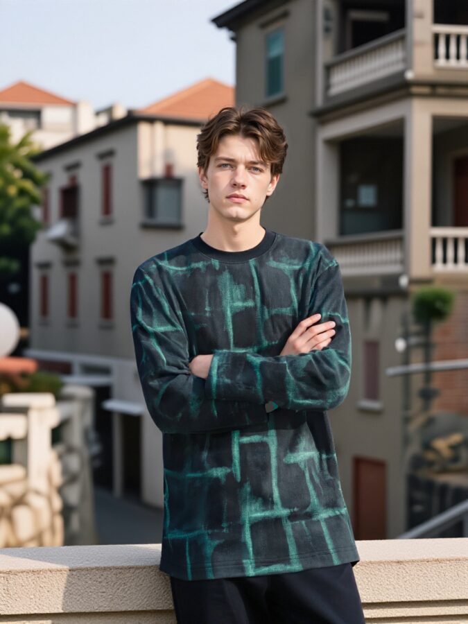 New 2025 Specialty Fabric Sweatshirt | Premium Crewneck 88223# | Exclusive Wholesale Streetwear - Image 11