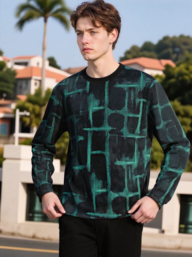 New 2025 Specialty Fabric Sweatshirt | Premium Crewneck 88223# | Exclusive Wholesale Streetwear - Image 10