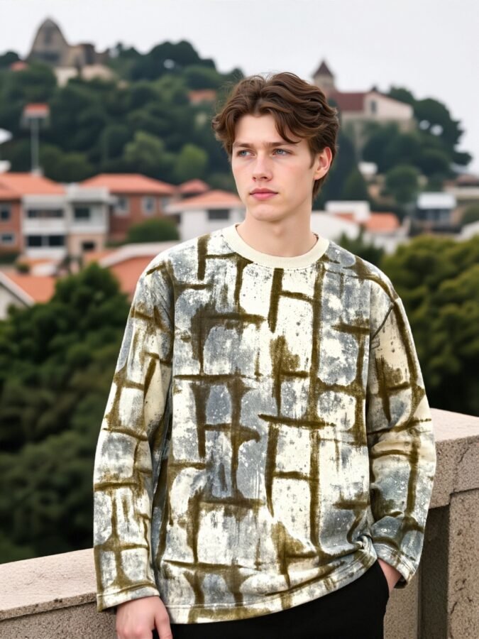 New 2025 Specialty Fabric Sweatshirt | Premium Crewneck 88223# | Exclusive Wholesale Streetwear - Image 7