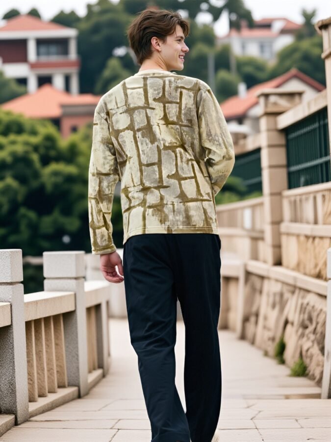 New 2025 Specialty Fabric Sweatshirt | Premium Crewneck 88223# | Exclusive Wholesale Streetwear - Image 3