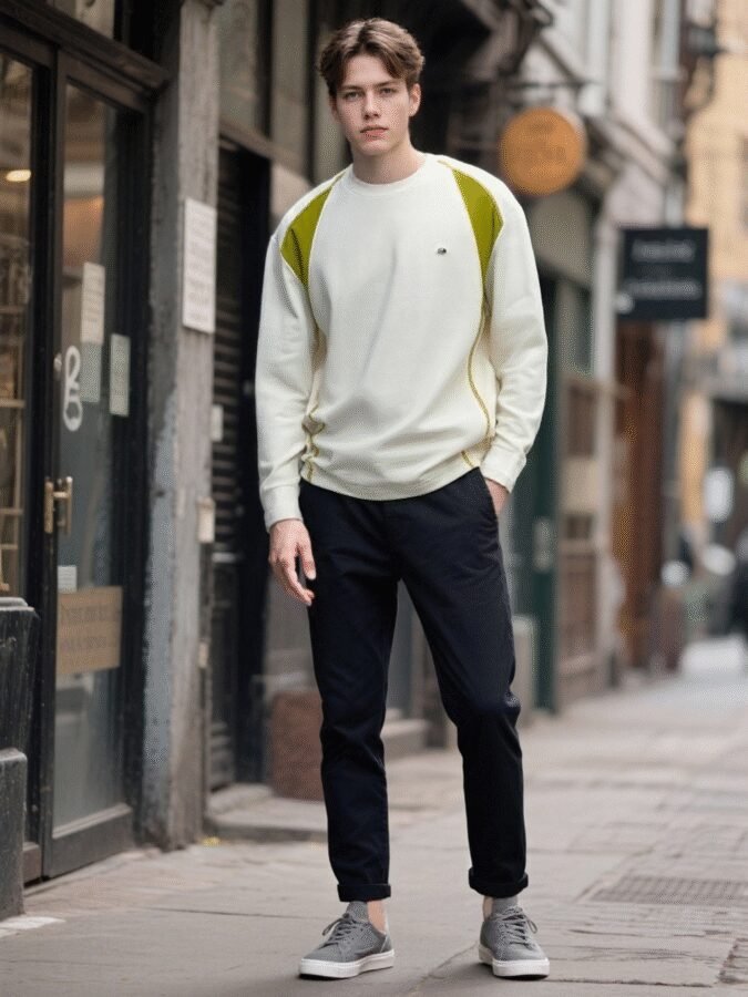 Revolutionary Color-Block Hoodie | 88205# Hass Stitch Structural Sweatshirt - Image 16
