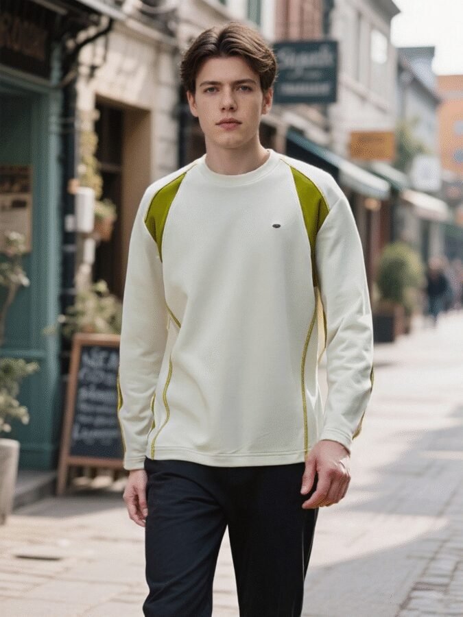 Revolutionary Color-Block Hoodie | 88205# Hass Stitch Structural Sweatshirt - Image 14