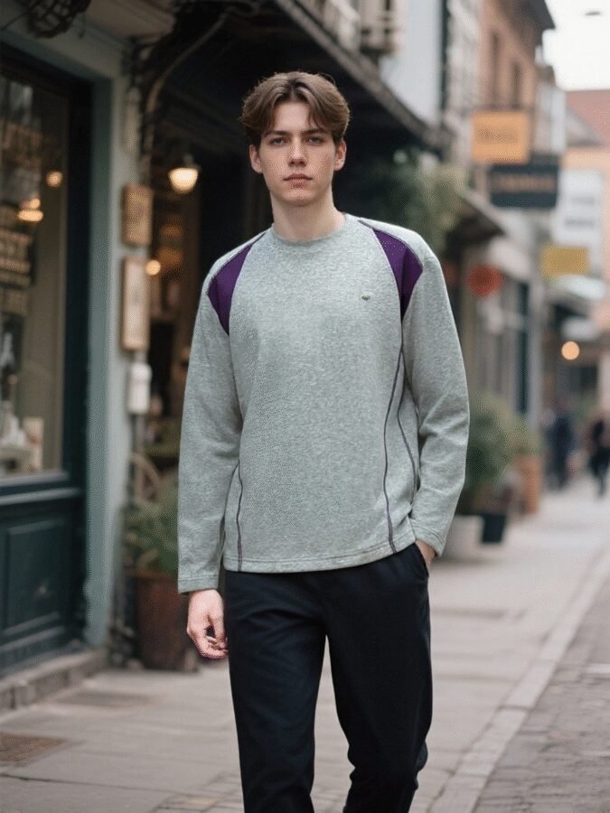 Revolutionary Color-Block Hoodie | 88205# Hass Stitch Structural Sweatshirt - Image 3