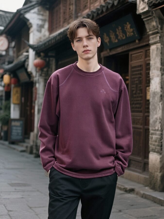 NEW Premium Contrast Stitch Sweatshirt | Style 88206# | Wholesale Original Streetwear - Image 18