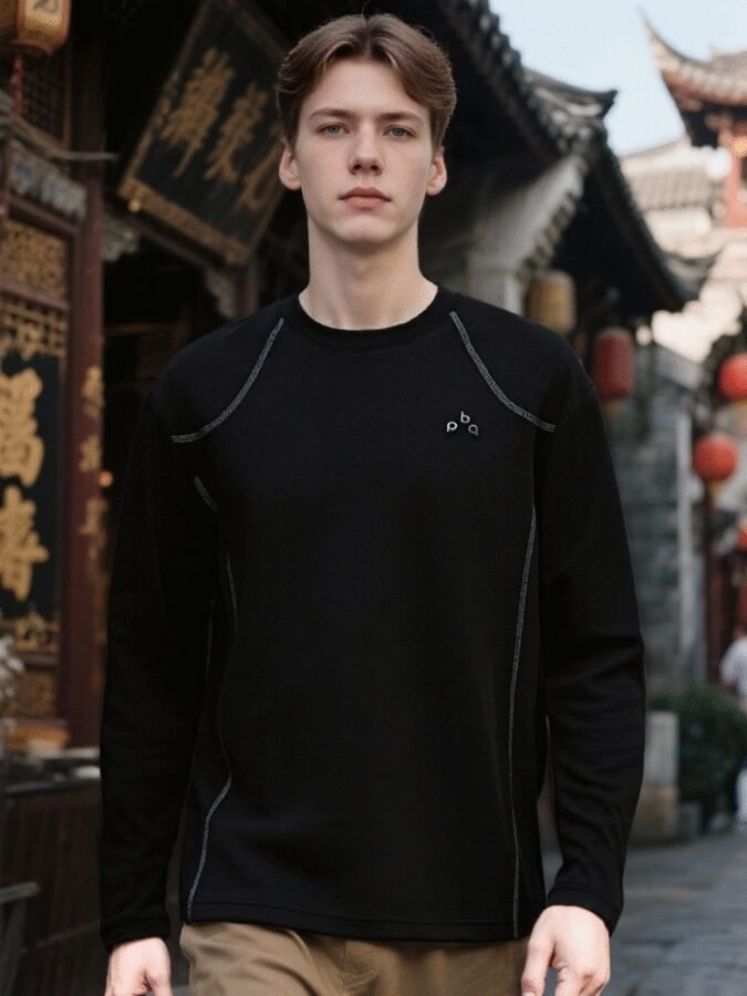 NEW Premium Contrast Stitch Sweatshirt | Style 88206# | Wholesale Original Streetwear - Image 14
