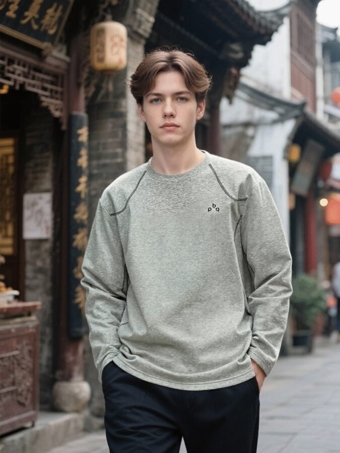NEW Premium Contrast Stitch Sweatshirt | Style 88206# | Wholesale Original Streetwear - Image 11