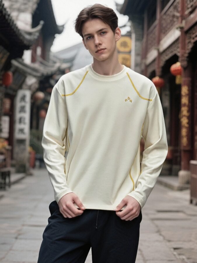 NEW Premium Contrast Stitch Sweatshirt | Style 88206# | Wholesale Original Streetwear - Image 6