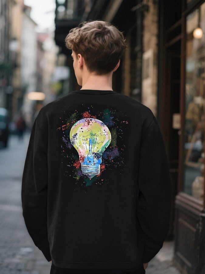 2025 New Flocked Foam Sweatshirt | Premium Crewneck 88218# | Wholesale Streetwear - Image 17