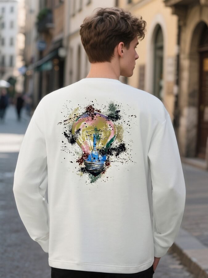 2025 New Flocked Foam Sweatshirt | Premium Crewneck 88218# | Wholesale Streetwear - Image 6