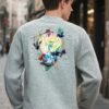 2025 New Flocked Foam Sweatshirt | Premium Crewneck 88218# | Wholesale Streetwear - Gray