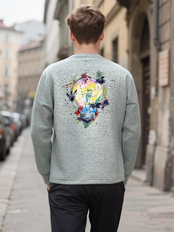 2025 New Flocked Foam Sweatshirt | Premium Crewneck 88218# | Wholesale Streetwear - Image 13