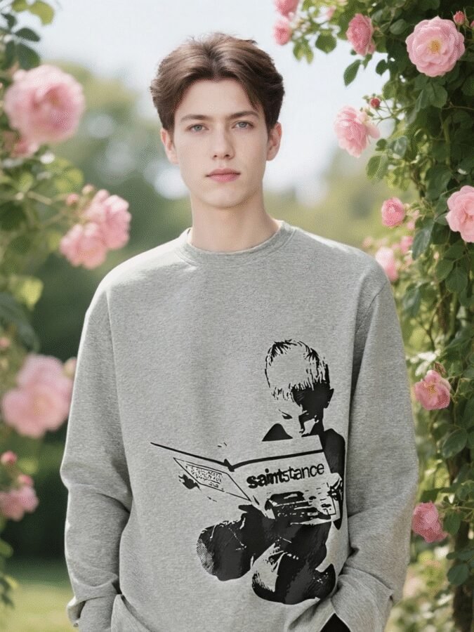2025 New Direct-to-Garment Printed Sweatshirt | Designer Crewneck 88222# | Premium Wholesale Streetwear - Image 5